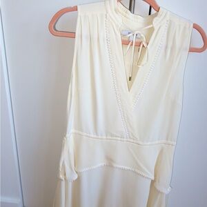 **Derek Lam 10 Crosby Ivory Sleeveless Dress - Size 2 - Worn Only Twice**